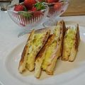 にゃんがす's cooksnap of when they made キャベツタルタルのホットサンド.