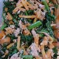 ナンキンハゼ's cooksnap of when they made たくさん食べられる♪春菊と人参のツナマヨ.