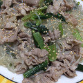 九道礼菜's cooksnap of when they made 豚バラと小松菜と春雨の塩炒め！.