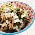 雛鳥と親鳥's cooksnap of when they made 大根の葉っぱで♪菜めし.