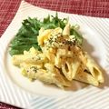 misatona's cooksnap of when they made ☆ペンネのシンプル卵サラダ☆.