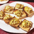 misatona's cooksnap of when they made かにみそとゆで卵のカナッペ風.