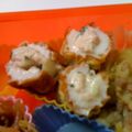 まんまるこころ's cooksnap of when they made お弁当に♪竹輪にツナマヨ、詰めました。.