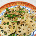 こむぎぱくぱく's cooksnap of when they made 簡単!!れんこんと豚ひき肉の中華炒め♬.