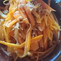 クックS5PDZM☆'s cooksnap of when they made 人参の大量消費。ごま香る人参シリシリ.