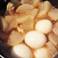 クックJMXHYH☆'s cooksnap of when they made 大根と手羽元と卵の煮物.