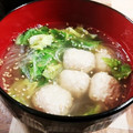 ゆこPIN's cooksnap of when they made ゆず胡椒鶏だんごの和風はるさめスープ.