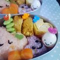 うに１１８'s cooksnap of when they made お弁当に✿うずらの雪だるま.