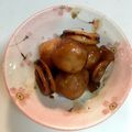 たぬきちハウジング's cooksnap of when they made 里芋とイカのピリ辛煮っころがし.