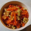クック2C6PZM☆'s cooksnap of when they made あと1品！人参と卵のきんぴら風.