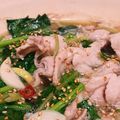 さーちゃんパパ's cooksnap of when they made 豚バラとほうれん草のスタミナ鍋.