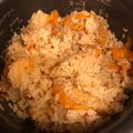 クックO7F4Z9☆'s cooksnap of when they made ツナと塩昆布となめたけの炊き込みご飯.