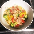 firefly041's cooksnap of when they made 夫の胃袋を掴んだ！ガリバタ醤油のパスタ.