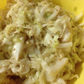 クックPDTU9O☆'s cooksnap of when they made 蒸しキャベツの和え物.