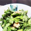 てるチン's cooksnap of when they made 春菊と鯖缶のサラダ.