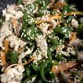 さとっちにゃん's cooksnap of when they made 豚バラ入りピーマンと人参のきんぴら.