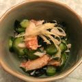 クックIB82OG☆'s cooksnap of when they made すし酢＋酢醤油♥カニ缶で酢の物.