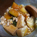 とうふ。's cooksnap of when they made かぼちゃと厚揚げのそぼろあんかけ.