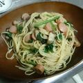 Hitomiクック's cooksnap of when they made 超簡単☆きのこ和風パスタ.