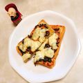 おかぶ〜ま's cooksnap of when they made しそ昆布&ラー油明太マヨトースト♡.