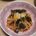 とんちゃんの妻's cooksnap of when they made 塩もみ大根のユッケ風☆.