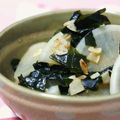 ピンクのたまご's cooksnap of when they made 大根とわかめの蒸し焼き～バタポン味～.