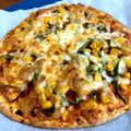 mii42313's cooksnap of when they made ホットケーキミックスde簡単♡ハートピザ.