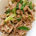 ☆hiroppy☆'s cooksnap of when they made 豚バラのねぎ塩炒め.