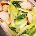 メリーベリー's cooksnap of when they made レタスとウィンナーの炒めもの.