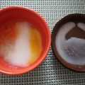 ぽにょぽにょり's cooksnap of when they made ★離乳食★【初期】いちごミルク★.