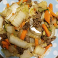 ゆっけ720's cooksnap of when they made 簡単 おかず！ 牛肉 白菜 ソース炒め.
