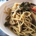 ミレーちゃん's cooksnap of when they made 明太高菜柚子胡椒風味✿パスタ.