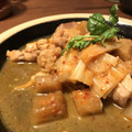 なないろ＊'s cooksnap of when they made キムチの残り汁で節約カクテキ風鶏の炒め.
