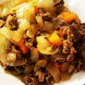 piyoko0608's cooksnap of when they made 味滲みる☆牛バラ切り落としで白菜肉じゃが.