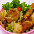 にゃぁくん's cooksnap of when they made 焼き鳥屋さん風～豚のり梅巻き.