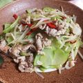ももーりん's cooksnap of when they made ハヤトウリと豚肉の中華風炒め.
