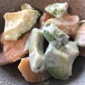 picari0704's cooksnap of when they made 柿とアボカドの味噌マヨヨーグルトサラダ！.