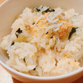 クック9XUDEW☆'s cooksnap of when they made 鮭フレークとしらすとわかめの混ぜご飯.