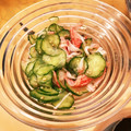 skateri's cooksnap of when they made あと一品きゅうりとかにかまの中華風酢の物.