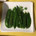 スイスおじさん☆'s cooksnap of when they made スナップエンドウのバター炒め.