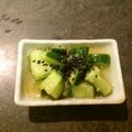ノッツ's cooksnap of when they made 超簡単☆きゅうりのごま油あえ.