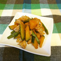 龍青空ママ's cooksnap of when they made かぼちゃと豚のピリ辛オイスター炒め！.