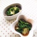 まこさんど's cooksnap of when they made セロリの葉deおひたし.