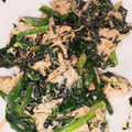 さるっちー's cooksnap of when they made ほうれんそうとシーチキンのノリ♪マヨ和え.