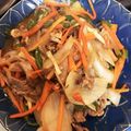 クックSHCHTZ☆'s cooksnap of when they made 豚コマとエリンギのチンジャオロース☆.