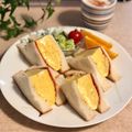 natsuーko's cooksnap of when they made 喫茶店の味 分厚い関西の玉子サンドイッチ.