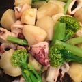 クックG3101G☆'s cooksnap of when they made いかとじゃがいものガーリックバター炒め☆.
