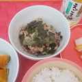 ころわんの母さん's cooksnap of when they made えごま油入り☆サバ缶 青しそ 小ネギ納豆.