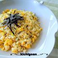 kichicoron's cooksnap of when they made 明太子としらすの炒飯.