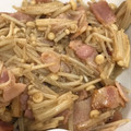 まゆまルイ's cooksnap of when they made 簡単すぎ！小松菜ベーコンとえのき炒め.